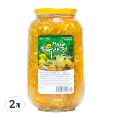 치타팜 해풍유자로 담은 생 거제 유자청, 2개, 2kg, 1개입