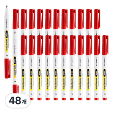 Lineplus WON 奇異筆, 紅色, 48個