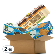 gullon 穀優 無糖黑巧克力消化餅乾 270g+全麥消化餅乾 400g+全麥蘇打餅 250g, 2組