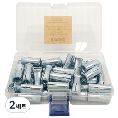 이노공구 드롭인 앙카 14mm x 40p + 케이스, 2세트