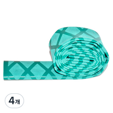 釣竿握把熱縮橡膠管 1m x 22mm, 綠色, 4個