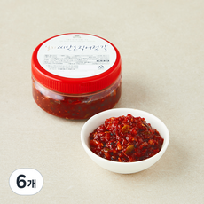일미식품 씨앗오징어 젓갈, 180g, 6개