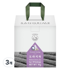 산그리메 도라지차 삼각티백차 선물용패키지, 15개입, 3개, 1g