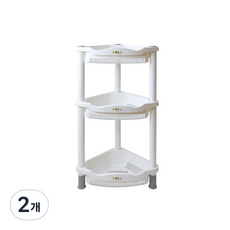 needco Forest 立式轉角三層浴室置物架 隨機出貨, 2個
