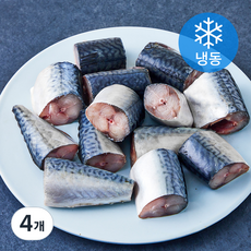 고등어청년 조림용 고등어 (냉동), 4개, 1kg(토막당 60~80g)