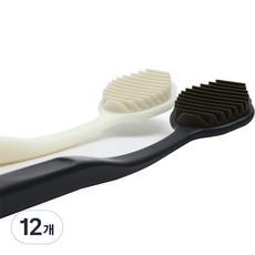 Dr.S 12折U型舌頭清潔劑黑色+奶油, 12個