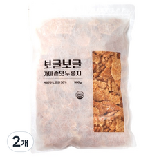 보글보글 가마솥 맛 누룽지, 900g, 2개