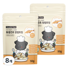 멍템 반려동물 동결건조 간식, 북어, 50g, 8개