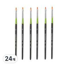 HWAHONG 華虹 構成刷 平毛 982 F, 0號, 24個