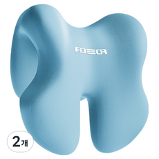 소울리치 숄더릴랙스 사무실 낮잠베개, 라이트블루, 2개