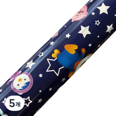 뽀로로 증착롤 포장지 대, 네이비, 5개