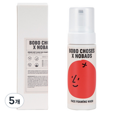 노베즈 보보쇼즈 소프트 클린 페이스 포밍워시, 150ml, 5개