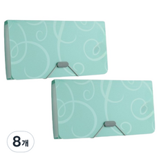 미소로운 13칸 사무용 영수증 정리 아코디언 영수증정리함 B6, 민트, 8개