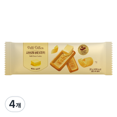 Petit Délice 사브레 버터쿠키, 4개, 80g