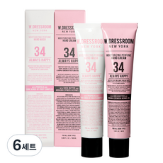 더블유드레스룸 퍼퓸 핸드크림 50ml + 워시 50ml No34 올웨이즈해피, 6세트