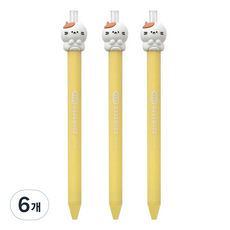 ii GEN 一正 順德Crew萬年免削長效無限書寫特殊文具鉛筆 HB, 6個, 黃色