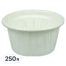 천운패키지 원형 베이킹컵 50, 화이트, 250개