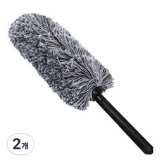 Joy 灰色超細纖維圓形除塵撣, 單一顏色, 2個