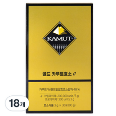 카무트 골드 카무트효소G, 90g, 18박스