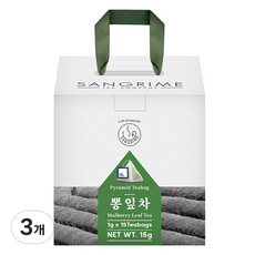 산그리메 뽕잎차 삼각티백 선물용패키지, 15개입, 3개, 1g