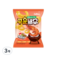 해태제과 구운새우 스낵, 100g, 3개