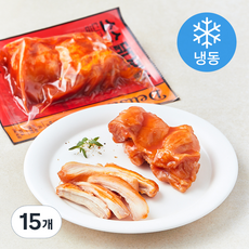 딜리스틱 소스 닭다리살 양념치킨 (냉동), 100g, 15개