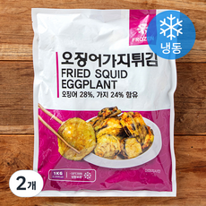 농우 오징어 가지 튀김 (냉동), 1kg, 2개