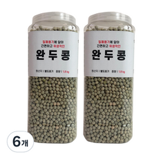 대한농산 통에담은 완두콩, 1.8kg, 6개