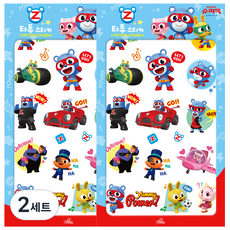 NBBEBE NBBEBE小小英雄超人傑克紋身貼紙 手部&身體 NBTTS03-2 2入, 2組, 混色