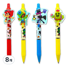 荒野亂鬥 Metapick 壓克力自動鉛筆組 隨機出貨, 0.5mm, 8個