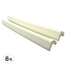 Kotech 邊角防護條, 8個, 象牙白