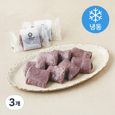 시루조아 고소함 가득 흑임자 앙꼬절편 (냉동), 320g, 3개, 1개입