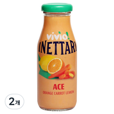 Vivio Inetari 柳橙胡蘿蔔檸檬汁, 200ml, 2個