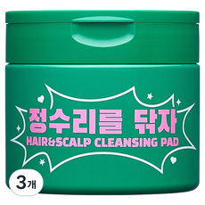 동국제약 마데카 정수리를 닦자 패드 30p, 3개, 180ml