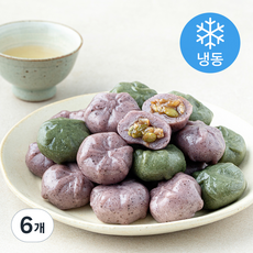 아리울떡공방 모듬견과 호떡꿀떡 (냉동), 350g, 6개, 1개입
