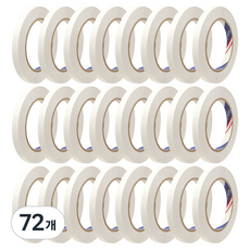 Daebak Tape 雙面膠帶 10mm x 30m, 72個, 白色