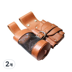 5支裝可拆式剪刀腰包 200 x 250 x 70 mm, 棕色, 2個