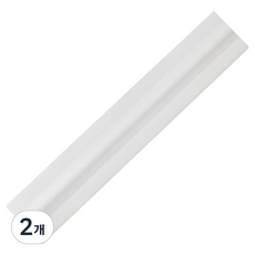 JUSTPICK 可裁剪電線整理線材壓條膠帶, 白色, 2個