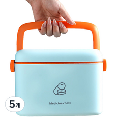 제이엠 구급 약상자 대형 블루, 5개