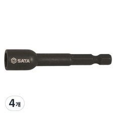 SATA 六角起子套筒 35112 12mm, 4個