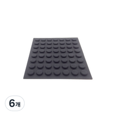 防滑橡膠腳墊 緩衝墊 橡膠底座 黑色 A0021, 6個