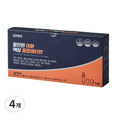 자연의품격 올인원 이뮨 액상 종합비타민, 7회분, 4개