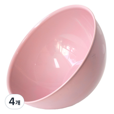 PAMIRE 帕米爾 塑膠攪拌清洗沙拉碗 粉紅色, 4個, 單品