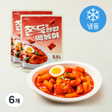 오마뎅 쫀득한 한입 떡볶이 (냉동), 450g, 6개
