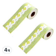 unheve 圖案多用途防水膠帶 07 四葉草 8 x 280 cm, 4個