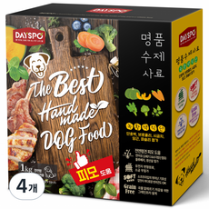 데이스포 전연령 강아지 명품 수제 소프트사료 10p, 양, 1kg, 4개