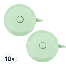 Euro Angel 可愛迷你多用途捲尺 綠色, 10個, 1.5m