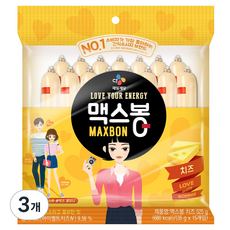 맥스봉 치즈 15p, 525g, 3개