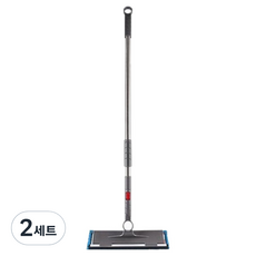 프로4Z 유리창 청소도구 헤드 + 초극세사 걸레 + 길이조절 핸들 세트, 2세트