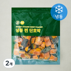 찐 단호박 (냉동), 2개, 1kg